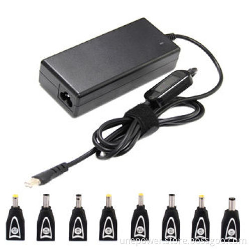 Universal Laptop Adapter, 90W, With 8 Standard DC Connectors, USB Slot, LCD Display